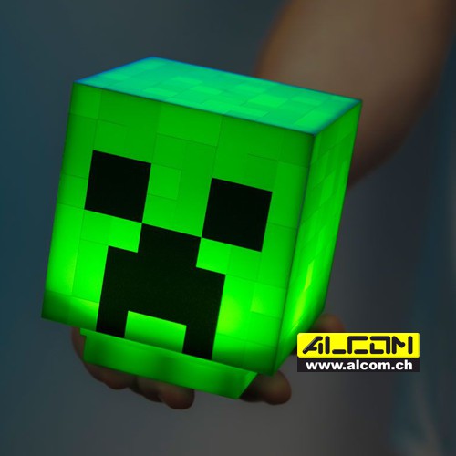 Lampe: Minecraft - Creeper (11 cm, Batteriebetrieb)