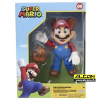 Figur: Super Mario - Racoon Mario (10 cm)