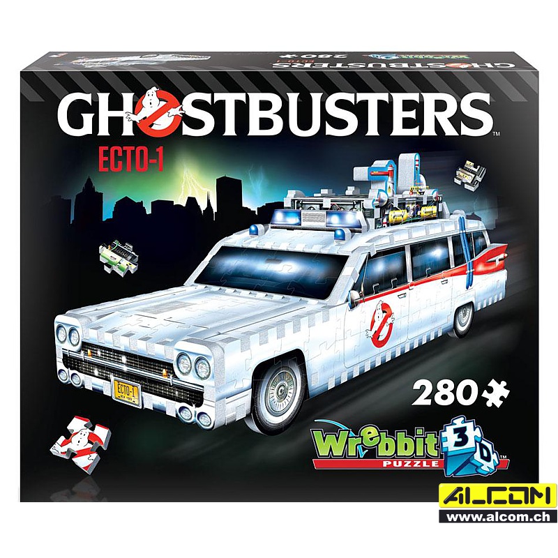 Puzzle 3D: Ghostbusters - Ecto-1 (280 Teile)