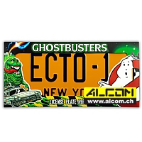 Nummernschild: Ghostbusters - Ecto-1 (33 x 16 cm)