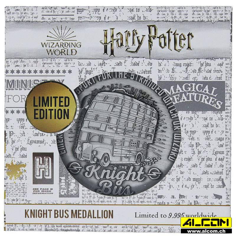 Medaille: Harry Potter - Knight Bus, auf 9995 Stk. limitiert