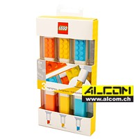 Schreibwarenset: LEGO Textmarker-Set 3-teilig