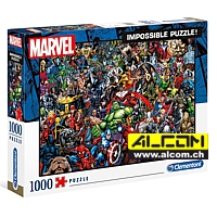 Puzzle: Marvel - Impossible Puzzle Characters (1000 Teile)