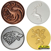 Medaillen-Set: Game of Thrones - Limited Edition (auf 5000 Stk. limitiert)