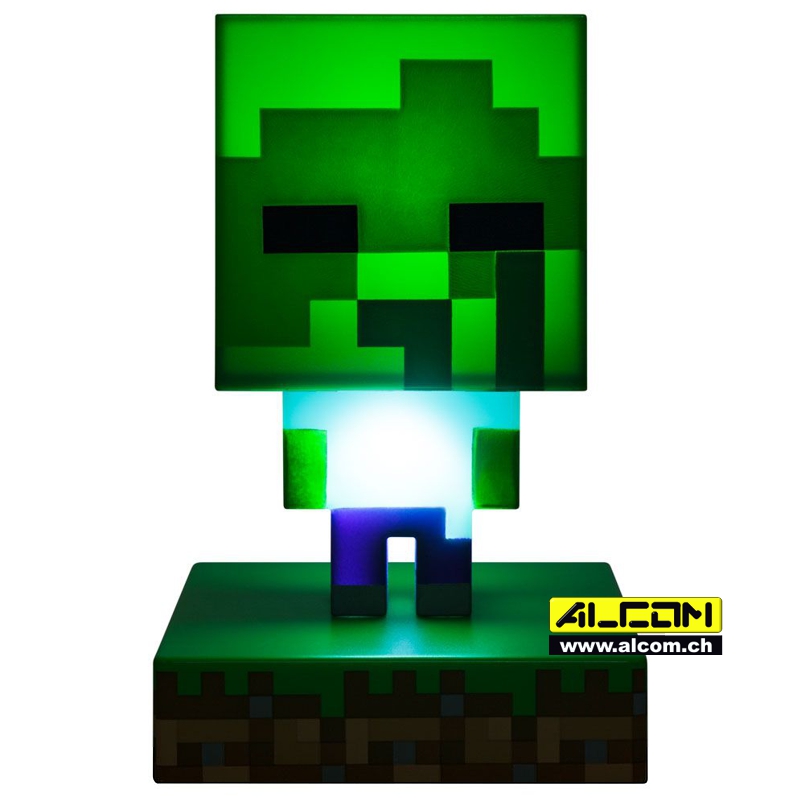Lampe: Minecraft - Zombie (10 cm, Batteriebetrieb)