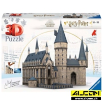 Puzzle 3D: Harry Potter - Schloss Hogwarts Grosse Halle (540 Teile)