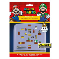 Magnete-Set: Super Mario - Mushroom Kingdom (23 Magnete)