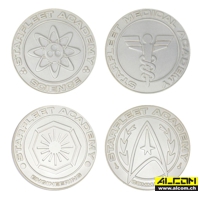 Medaillen-Set: Star Trek - Starfleet Division, auf 1000 Stk. limitiert