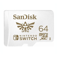 Memory Card 64GB, micro-SD-Card UHS-I, SanDisk (Nintendo-Design) (Switch)