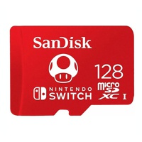 Memory Card 128GB, micro-SD-Card UHS-I, SanDisk (Nintendo-Design) (Switch)