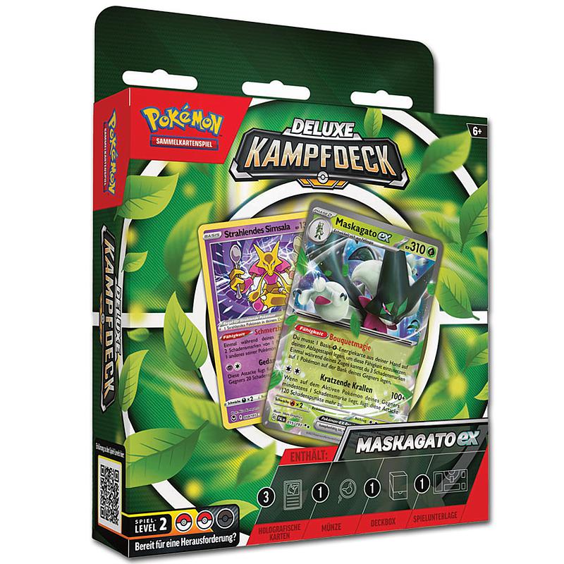 Trading Cards: Pokémon Deluxe Kampf-Deck, Maskagato EX, deutsch