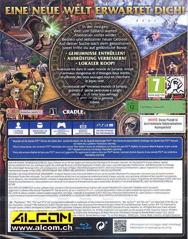 Jumanji: Wilde Abenteuer für Playstation 4 jetzt online kaufen
